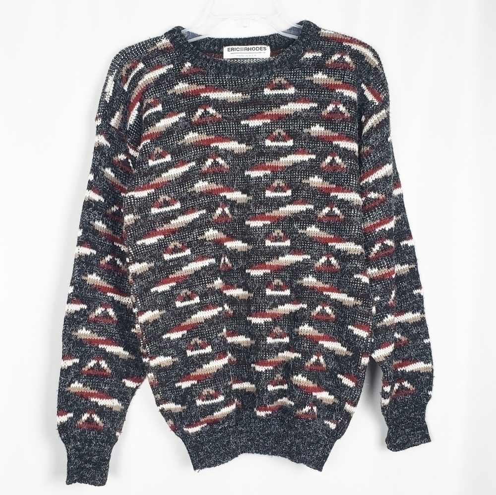 VTG Eric Rhodes grandpa sweater